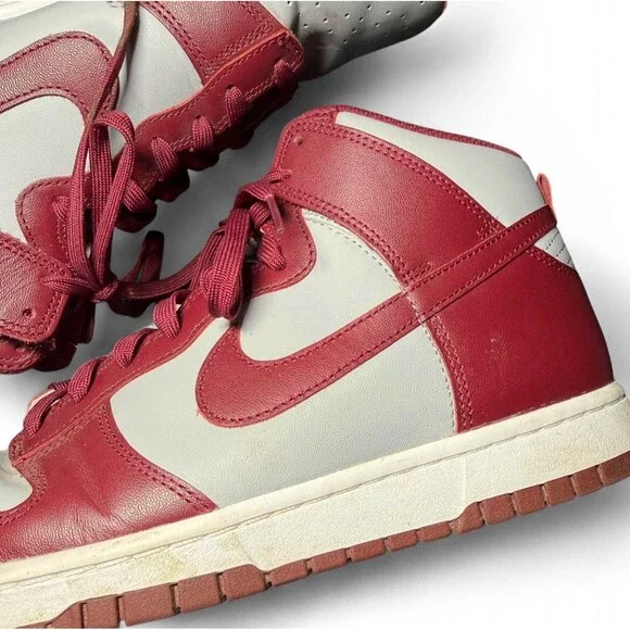 NIKE DUNK HI HIGH RETRO DARK BEETROOT RED/GREY M SZ 11 [DD1399-600]